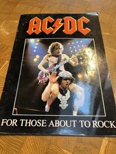 AC/DC for Those About to Rock 1982 Tour Programme, 28 Pages, Large Format