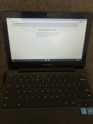 Samsung Chromebook 3 4GB Ram 16GB SSD 11.6-Inch Laptop - Black - XE500C13-K02US