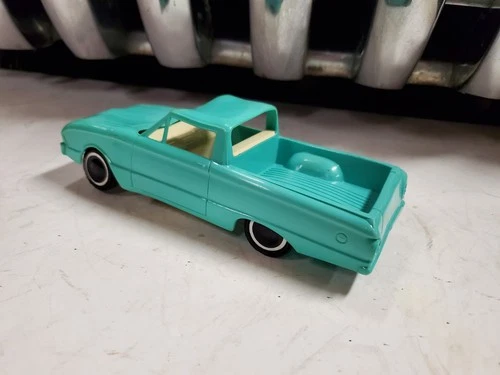 Vintage Tonka 1967 Ford Falcon Ranchero Teal Turquoise Model Promo Carrier Nice!