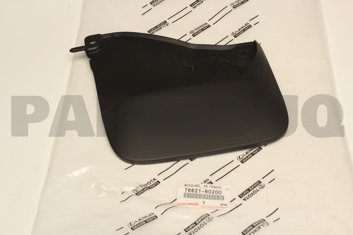 7662160200 Genuine Toyota MUDGUARD FR FENDER 76621-60200 | eBay