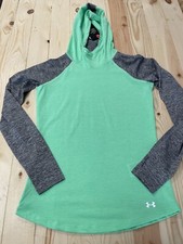 NWT UNDER Armour Top SZ XS HeatGear Womens L/S Pullover Hoodie Active SI12