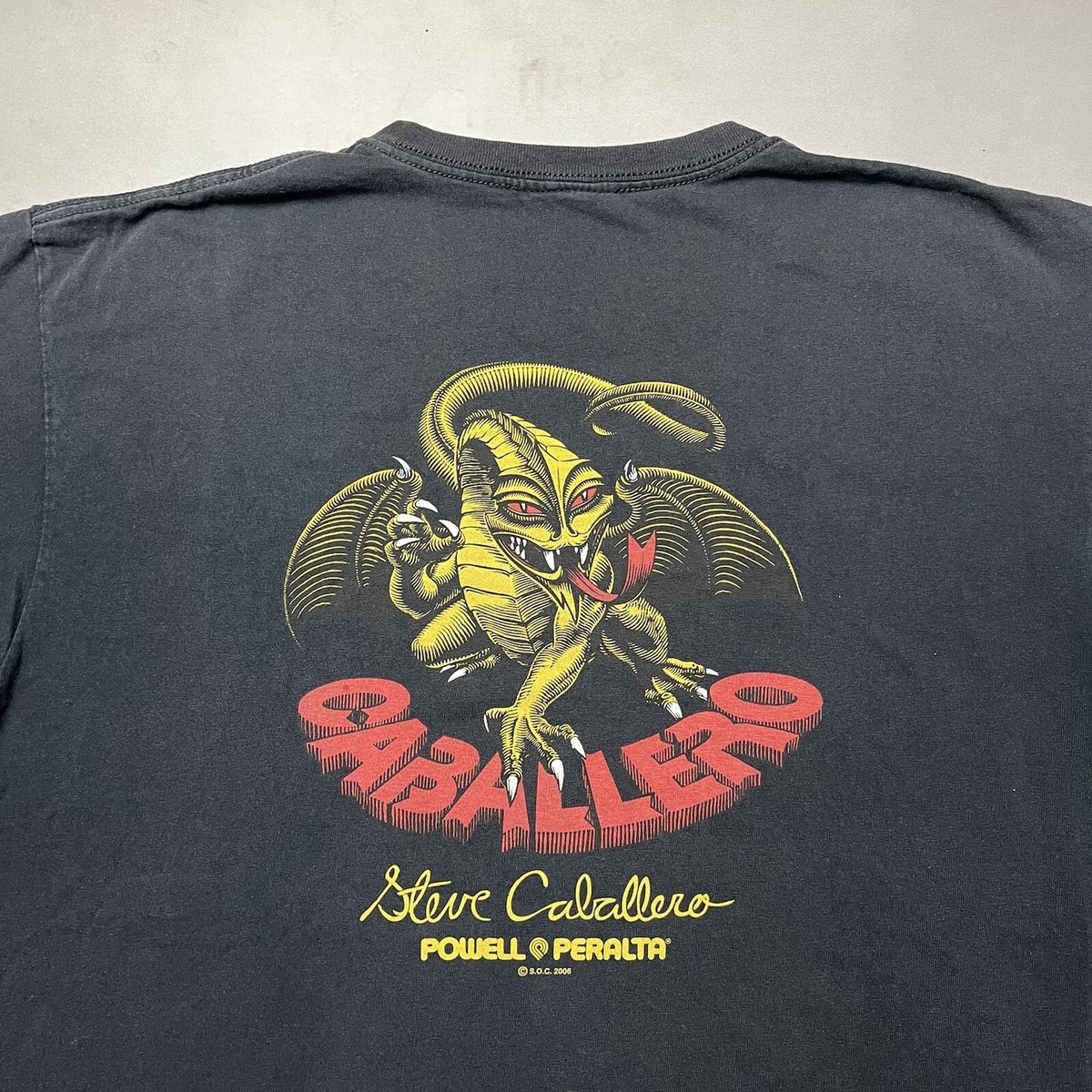 POWELL PERALTA Tシャツ CABALLERO DRAGON 80s CTMSCSTDGX.jpg