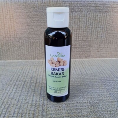 Candlenut Oil Roasted Kemiri Bakar 100 ml   Natural Hair Growth for Thicker Hair