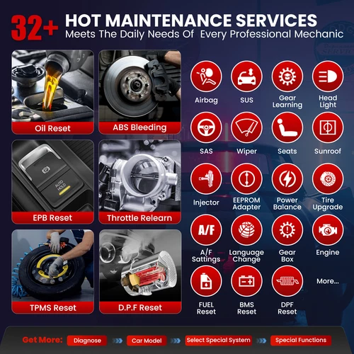 Launch CRP919E Lite OBD2 Diagnostic Tool Car Scanner Fault Reader for VW BMW - Picture 5 of 17