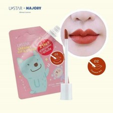 Rollo de canela U Star Majory mancha cremosa labio + mejilla larga - color duradero 2 g #02