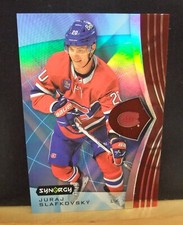 2023-24   juraj slafkovsky   ud  synergy   red base  canadiens