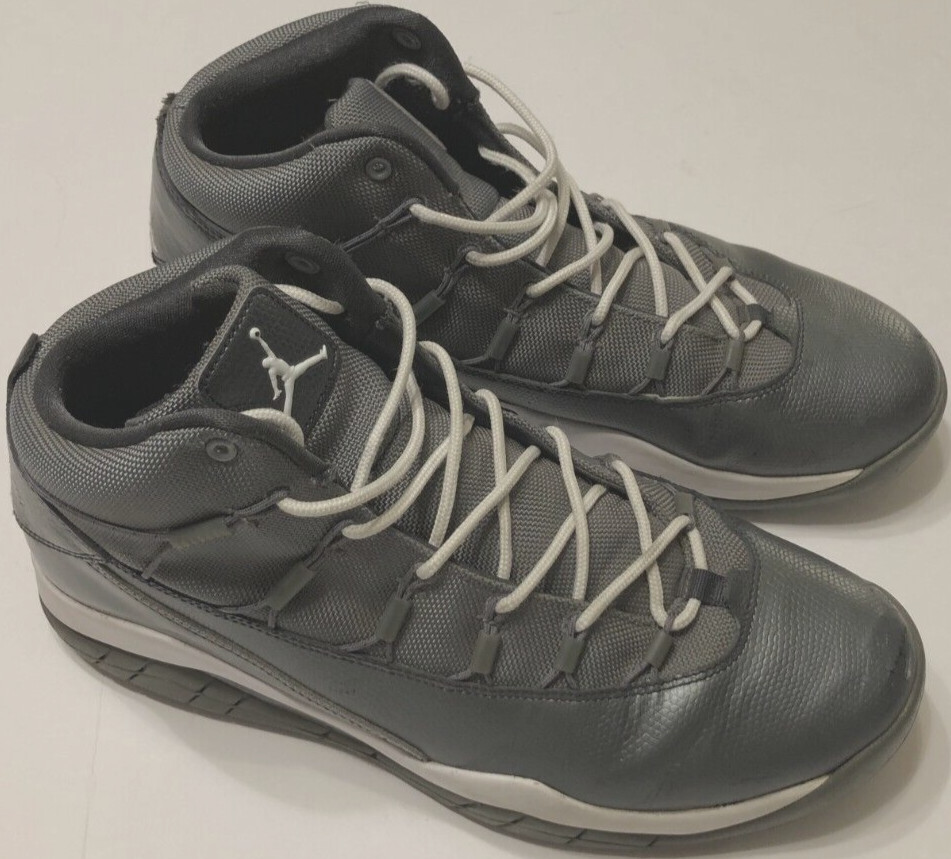 NIKE Air Jordan Prime Flight 616846-003 Youth Grey Basketball Shoes Sneakers 10 thumbnail 5