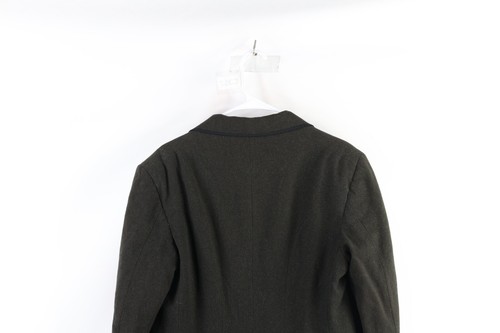 Vtg 40s 50s Bespoke Mens 38R Distressed Wool Satin Trim Tuxedo Coattails Jacket - Picture 16 of 18