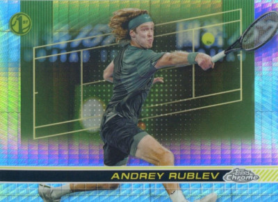 2024 Topps Chrome Tennis ANDREY RUBLEV 1ST #34 PRISM REFRACTOR