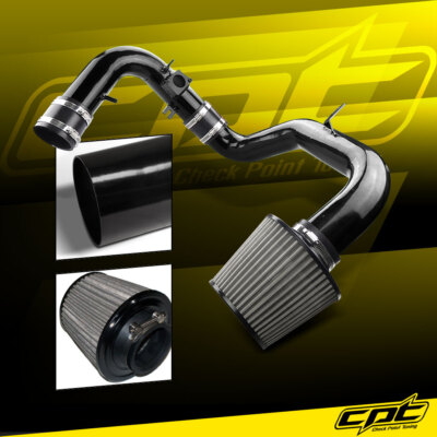 For 04-06 Mitsubishi Lancer RalliArt MT Black Cold Air Intake + Stainless Filter