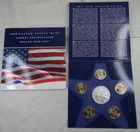 2008 Uncirculated Dollar Coin Set Silver Eagle US Mint $1 COA OGP