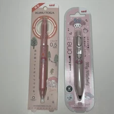 Sanrio Uni-ball one P black ink 0.38 mm & Kurutoga Mechanical pencil 0.5 mm
