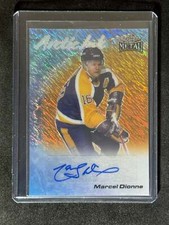2024 Leaf Metal Hockey Legends Arctic Ink Auto Gold Marcel Dionne 1/1