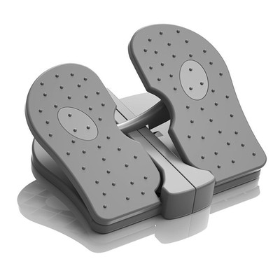 (Grey Size)Foot Stepper Machine Reinforced Nylon Mini Stepper Trainer HG