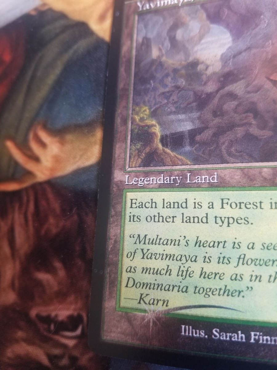 Yavimaya Cradle Of Growth MISPRINT ETCHED FOIL Magic MTG Card