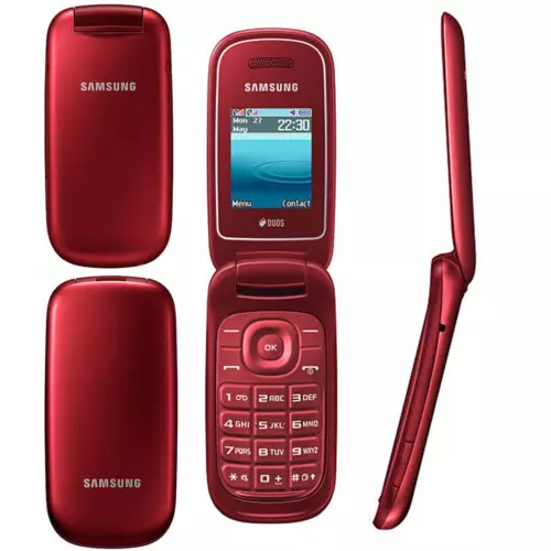 Original Samsung Flip E1272 Phone Dual Sim Folding Phone GT-E1272 Multi-colour - Bild 4 von 12