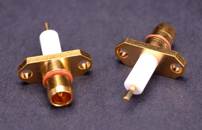 2 Winchester Electronics BMA Panel Mount Connector RF Coaxial 360-066-0040H 