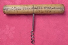 Tire-bouchons Vins de la Craffe ancien Lorraine Nancy bois vintage publicité bar