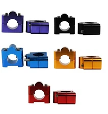 CNC Universal Bar Clamp Riser Taper Handlebar Dirt Bike ATV Quad 1 1/16" 27mm