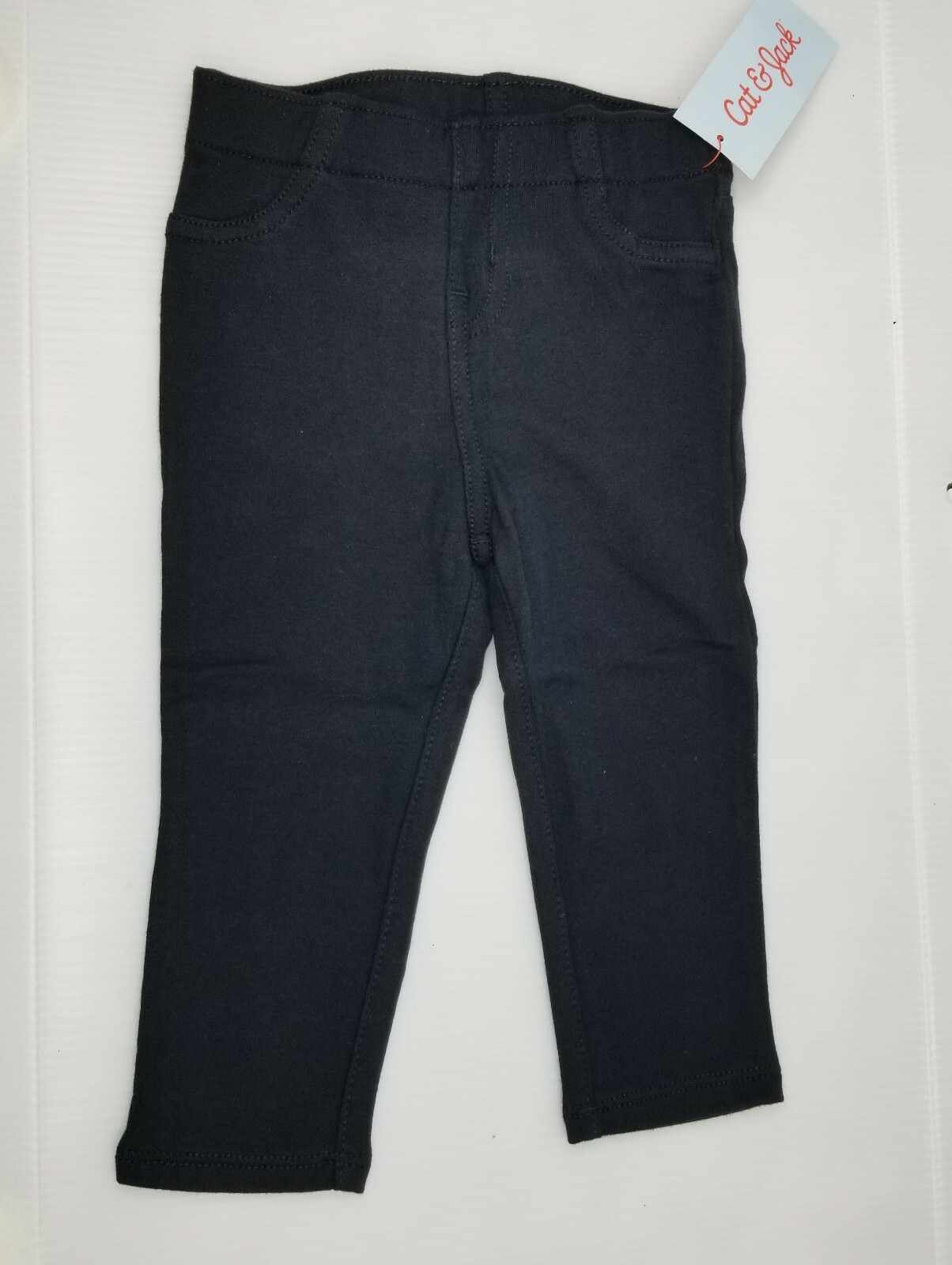 Lot of 2 Cat and Jack Girls Black Jeggings Size 18 Months eBay