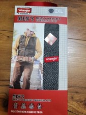 Wrangler Heavyweight Thermal Top Shirt Waffle Polyester Charcoal 2XL. 5B