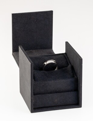 David Yurman DY Klassischer Platinring Mit Originalverpackung Größe 7.5