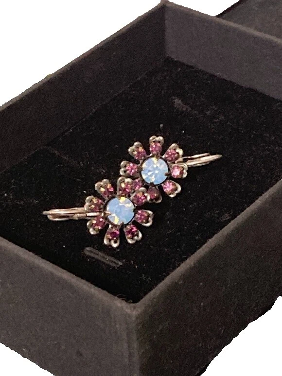 Mariana хрусталь латунь модные серьги