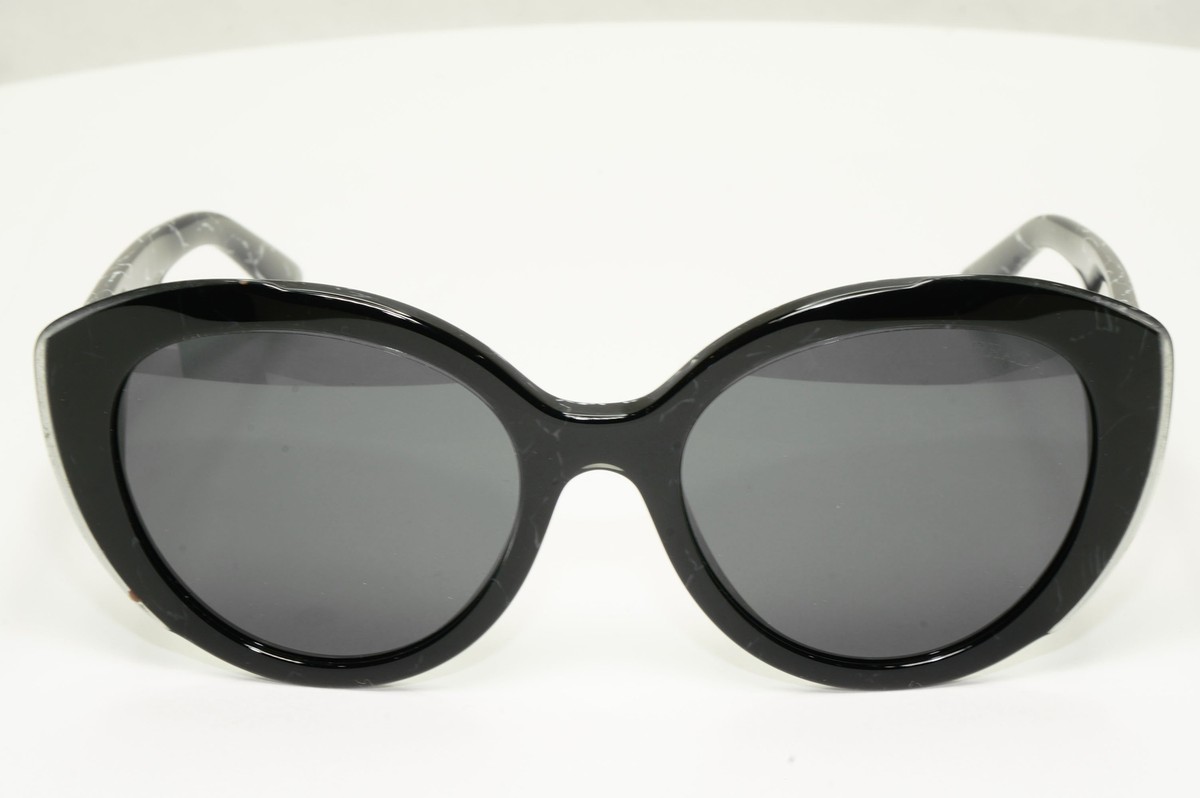 Prada Marble Black Sunglasses Womens Designer Fashion PR01YS 