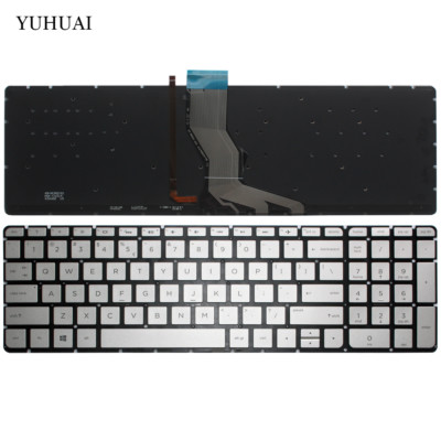 For HP ENVY 17-u153nr 17-u011nr m7-u009dx m7-u109dx Keyboard US Backlit Silver e