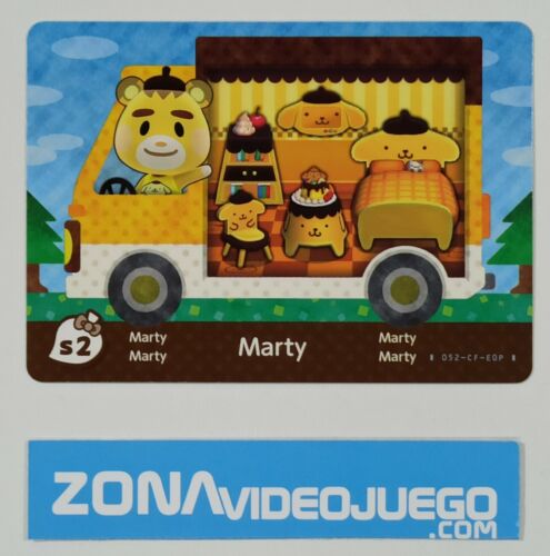 Animal Crossing tarjeta amiibo, Sanrio S2 Marty, Original Nintendo. - Zdjęcie 1 z 3