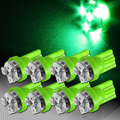 2x 5 SMD LED T10 Wedge Interior Instrument Panel Gauge Replacement