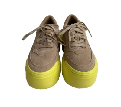 UGG MARIN MEGA LACE PLATFORM SAND / PEARFECT SHOES US 6.5 / EU