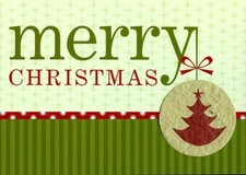 Merry Christmas - Plantable - Christmas Tree Free Greeting Card - 18902