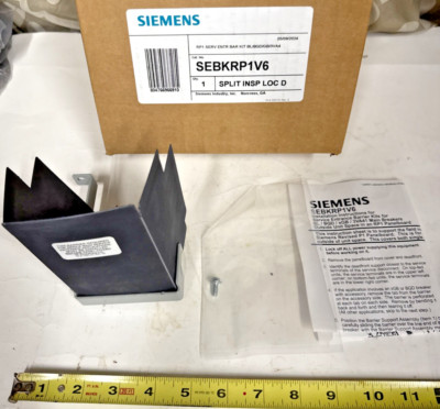 Siemens SEBKRP1V6 RP1 Service Entr Bar Kit BL/BQD/GB/3VA4 Split Insp Loc D Panel