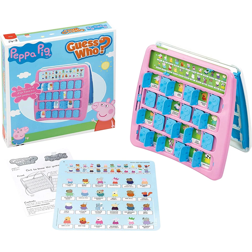 Peppa Pig Guess Who Family Board Game Kids Guessing Game 024259 - Image 2 of 4