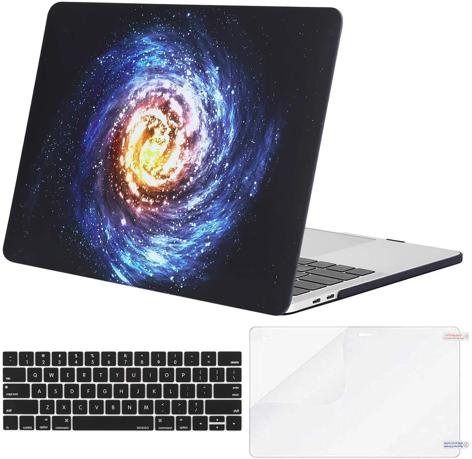 Mosiso Marble Hard Case for Macbook Pro 13 Touch Bar A2159 A1706 2017 2018 2019 - Image 2 of 3