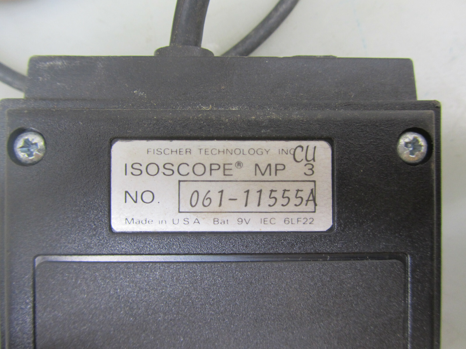 Isoscope Kit FISCHER TECHNOLOGY 061-11555A ISOSCOPE MP 3 GAUGE | eBay