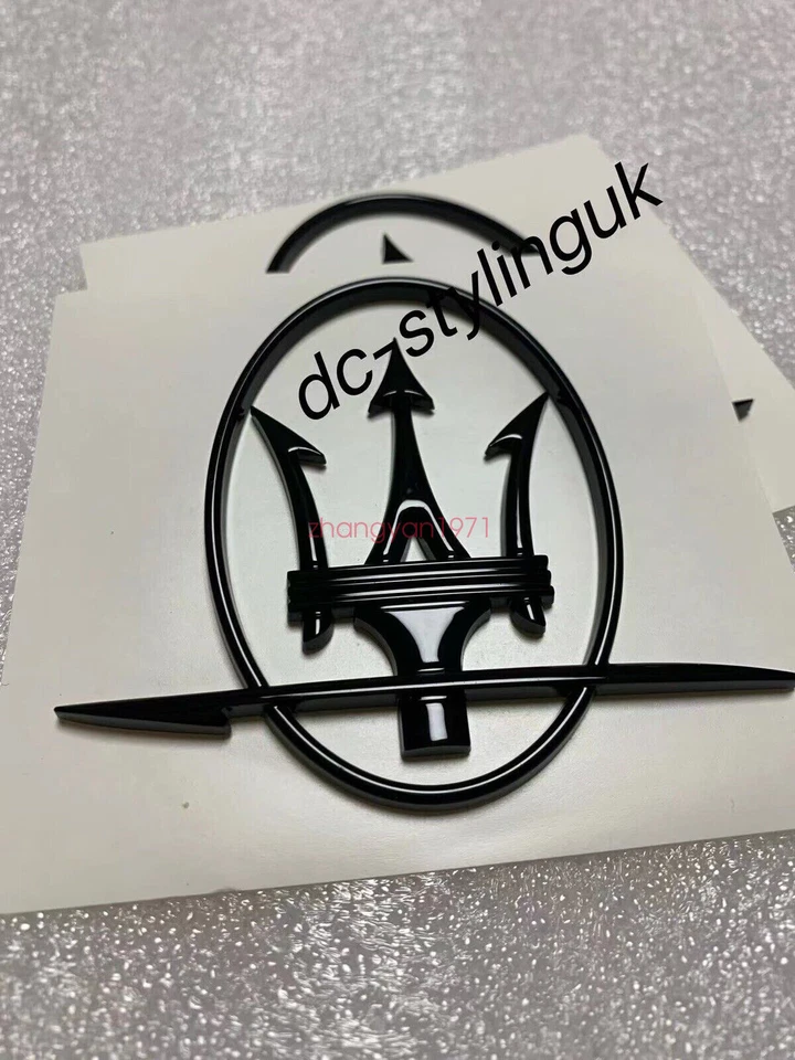 Distintivo 2xSide Maserati Trident Granturismo Ghibli Levante Quattroporte Coupe 3200 - Imagem 2 de 3