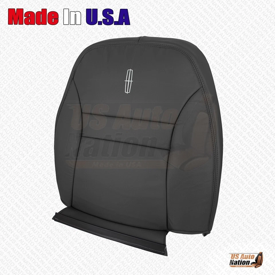 1993 1994 1995 1996 para Lincoln Mark 8 techo conductor-pasajero cubierta de cuero negro Foto 3 de 4