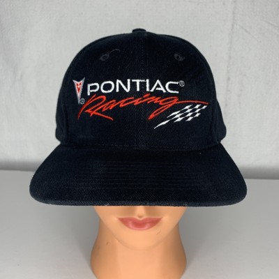 Vintage Black Pontiac Racing Hat 