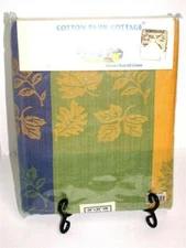 Cotton Park Cottage Tablecloth ~ Multi Foliage ~ 60" x 84" Rectangle **NEW**