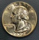 1958 P Washington Quarter – Brilliant Uncirculated 90% SILVER