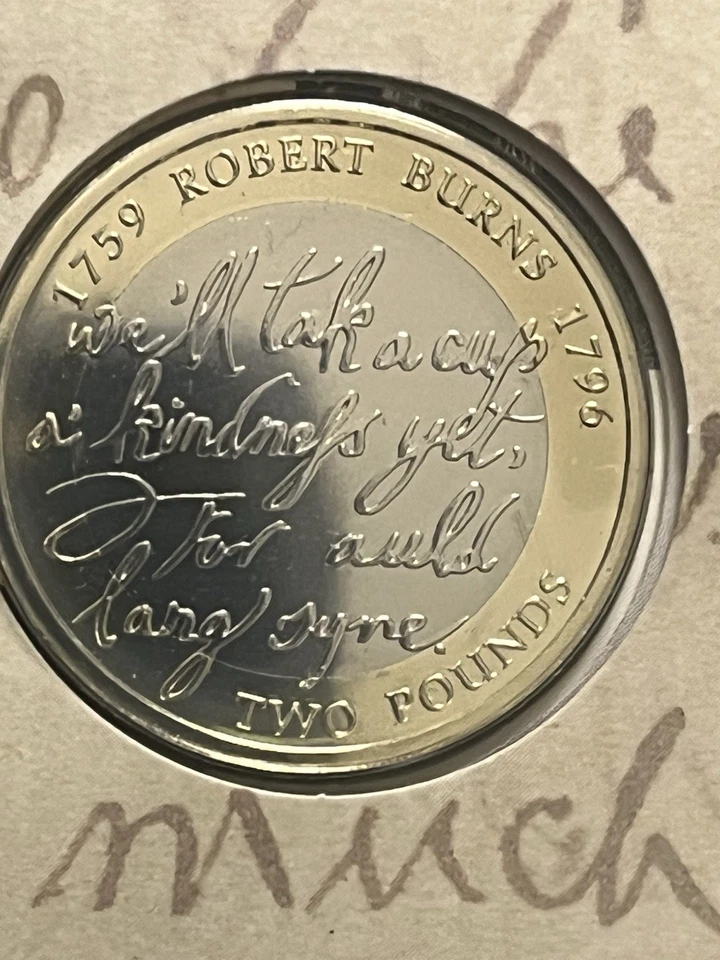 2009 Robert Burns Coin And Stamp Set - 250 Year Anniversary Royal Mint  - Image 4 of 4