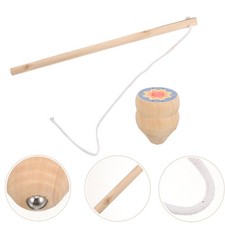  Wood Rotary Tops Cultural Toys Spinning Small Gyro Gyroscope Desk Wheel