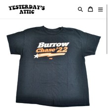 Cincinnati Bengals Joe Burrow Jamar Chase Shirt Size Large