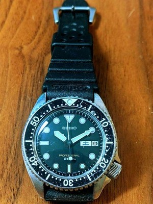 Seiko 7C43-6010 Diver Watch 200m Professional Small Size Used | eBay
