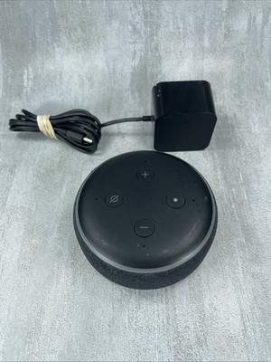 Amazon C78MP8 Echo Dot 3rd Gen Smart Speaker C78MP8 Black with Power Adapter
