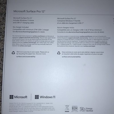 Microsoft Surface Pro 12  Snapdragon X Plus 16GB RAM 512GB NEW 2026