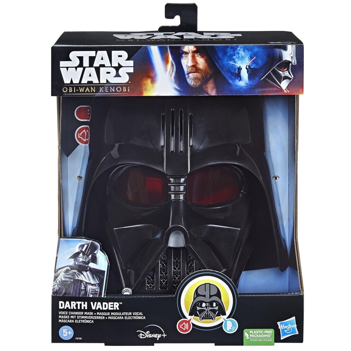 Darth Vader Star Wars Obi-Wan Voz Cambio De Máscara Electrónico F5781