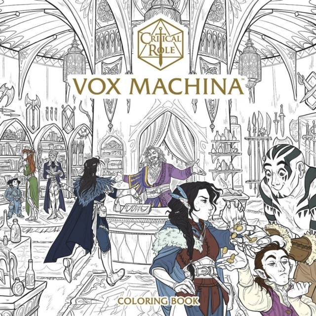 Critical Role: Vox Machina Coloring Book by Critical Role PAPERBACK - Image 5